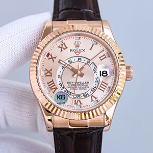 【クリーン工場】ロレックスSky-Dwellerシリーズ M326135-0004コピー時計